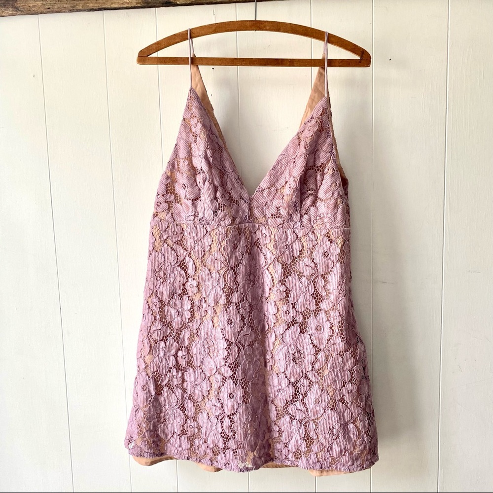 Free People Dangerous Love Mini Dress Purple Size 10 NEW - Picture 7 of 10